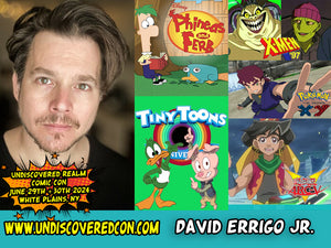 David Errigo Jr. Phineas and Ferb Undiscovered Realm Comic Con Westchester County Center White Plains, New York