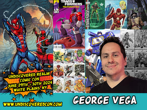 George Vega Comic Artist Undiscovered Realm Comic Con Westchester County Center White Plains New York