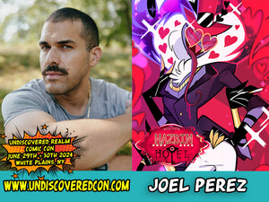 Blake Roman Valentino Hazbin Hotel Undiscovered Realm Comic Con Westchester County Center White Plains, New York