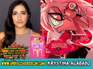 Krystina Alabado Hazbin Hotel Cherry Bomb Undiscovered Realm Comic Con Westchester County Center White Plains, New York