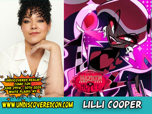 Lilli Cooper Hazbin Hotel Undiscovered Realm Comic Con Westchester County Center White Plains, New York