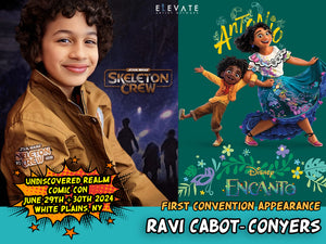 Ravi Cabot-Conyers Undiscovered Realm Comic Con First Appearance Westchester County Center White Plains New York