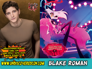 Blake Roman Hazbin Hotel Helluva Boss Undiscovered Realm Comic Con Westchester County Center White Plains, New York