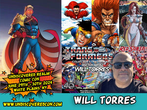 Will Torres Comic Artist Undiscovered Realm Comic Con Westchester County Center White Plains New York